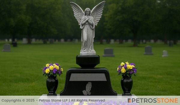 Custom Full-Figure Granite Monument