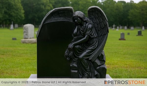Granite Angel Statue Monument