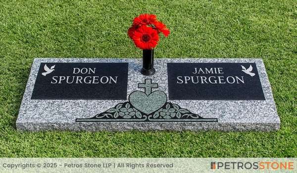 Granite Companion Flat Marker (double)