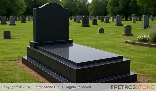Orthodox Raised Slab Granite Memorial
