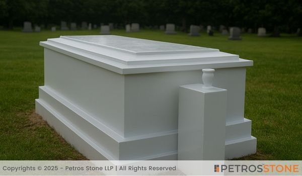 Raised Rectangular Granite Tomb